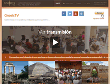 Tablet Screenshot of gnosistv.com.mx